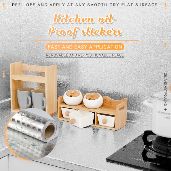 Kitchen Oil Proof Sticker Goodieexpress