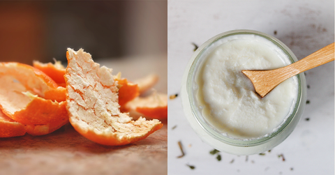 Orange peel and Yogurt for Skin care