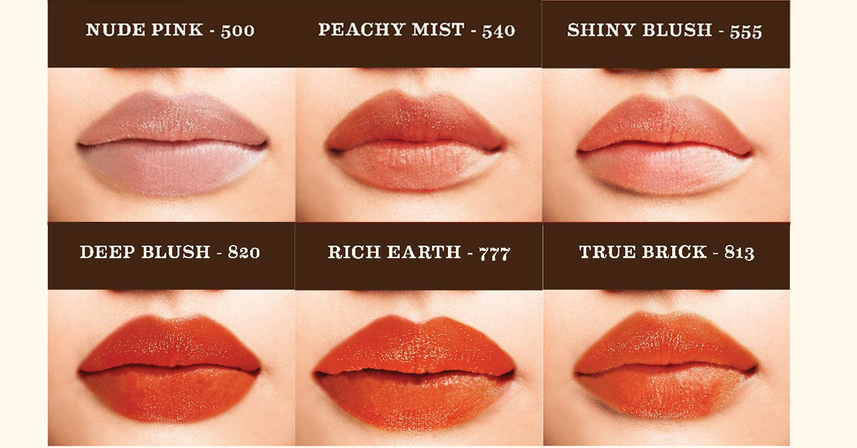 Ayurvedic Lipstick Shades