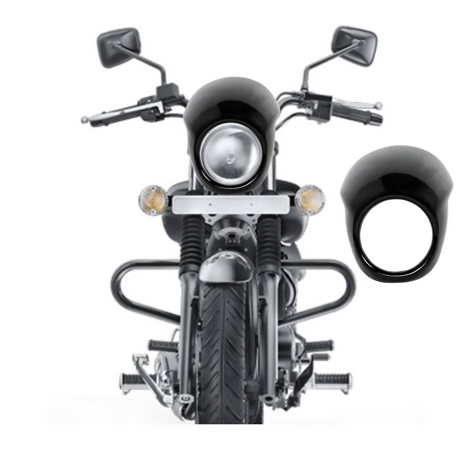 avenger bike headlight cover