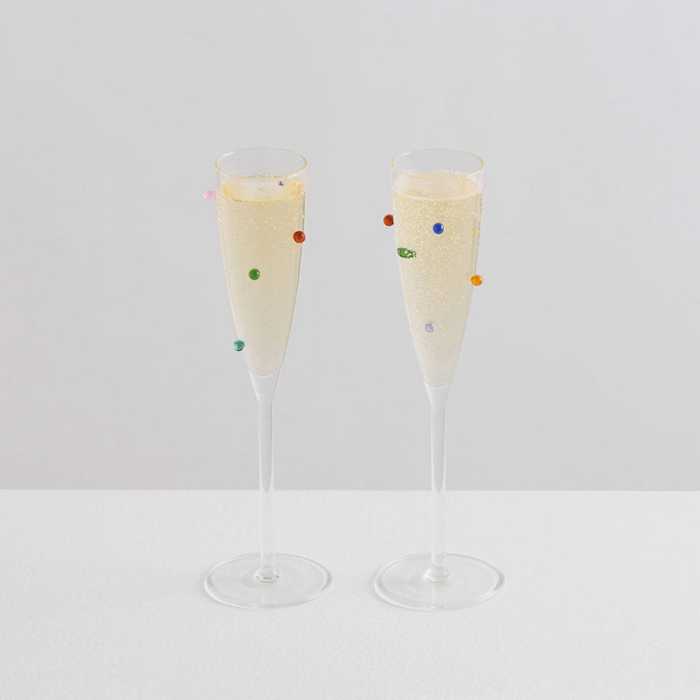 Pavilion Acrylic Champagne Flute – Little Gypsy Home