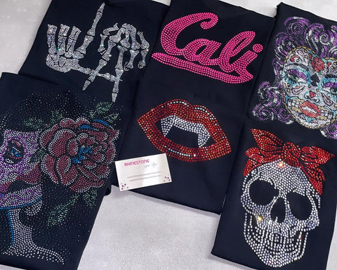 Rhinestones Bling Out Tees Collection