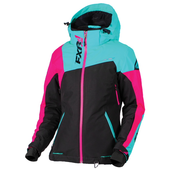 FXR Vertical Edge Womens Jacket Mint/Electric Pink – Bristow's Online