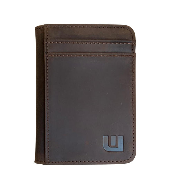  Dorras Front Pocket Minimalist Leather Slim Wallet