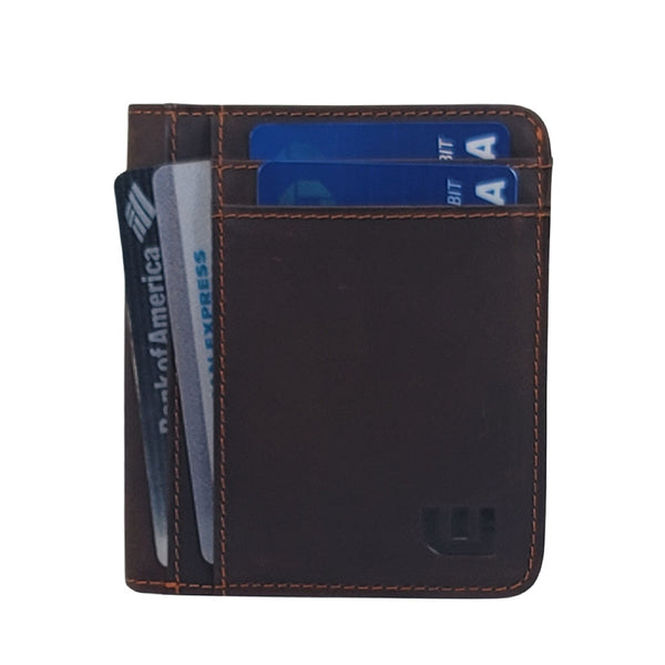 Buy I DOT Leather Brown Slim Men Wallet with Credit & Debit Card Holder,  WLT-02 Online At Price ₹416
