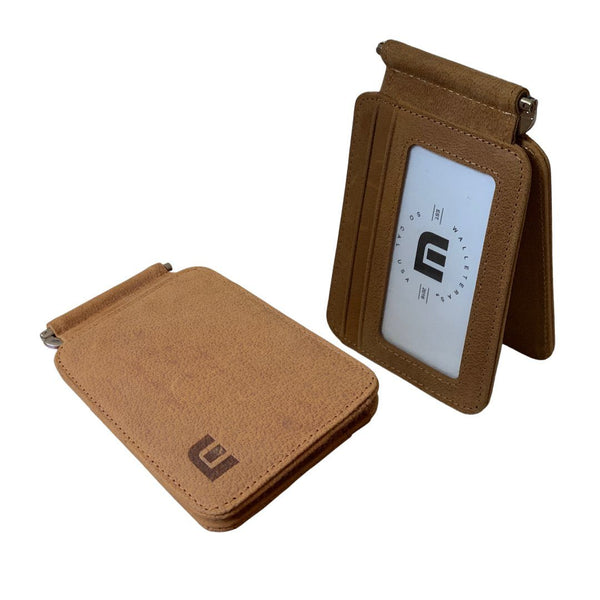 Dollaro RFID Protected Money Clip Wallet - Brown – Mai Soli