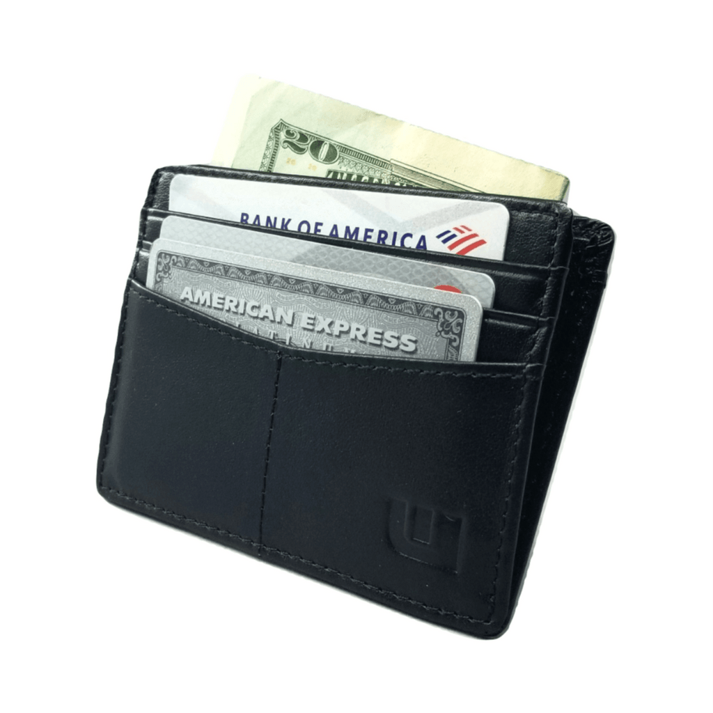 Best Thin Card Holder with RFID Protection - Black - EPEX-1