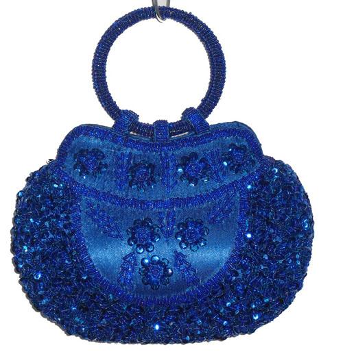 blue wedding bag