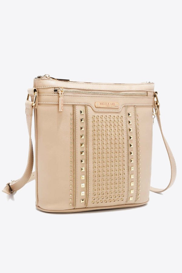 trendsi handbag beige one size nicole lee usa love handbag 42697648767271