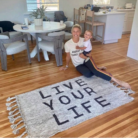 Amanda Kloots Live Your Life Rug