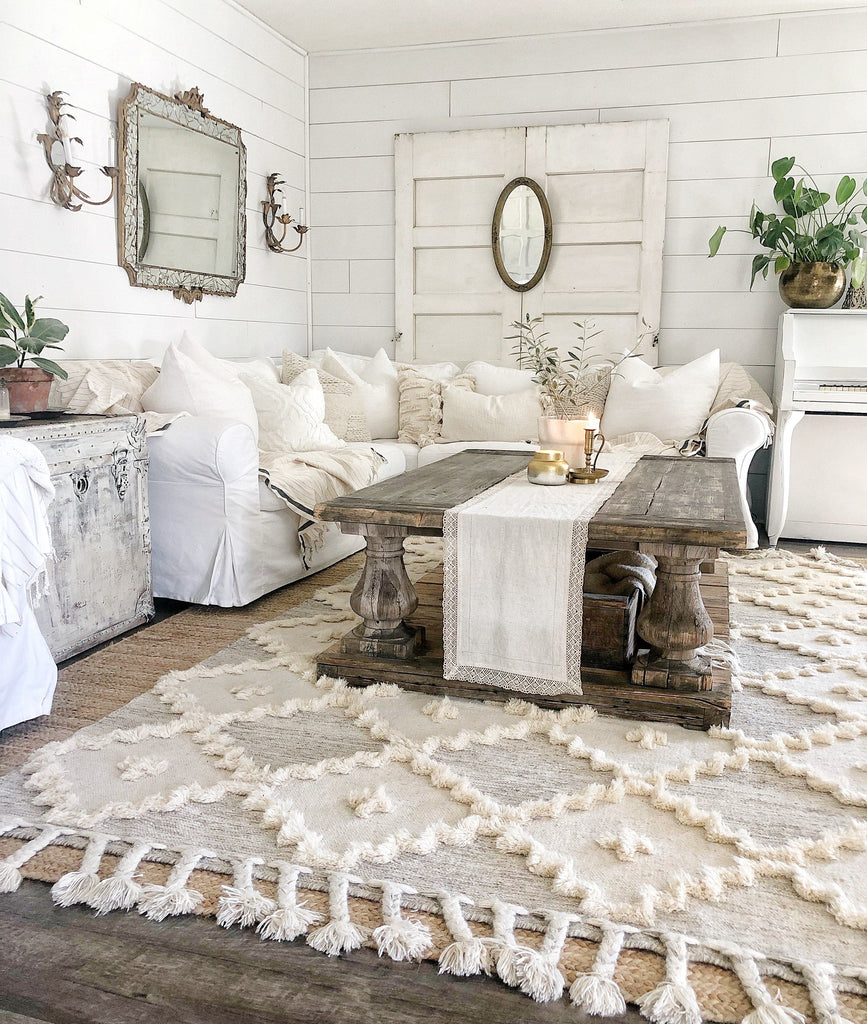 NATALIE Pure Wool Area Rug | Rich Class Decor