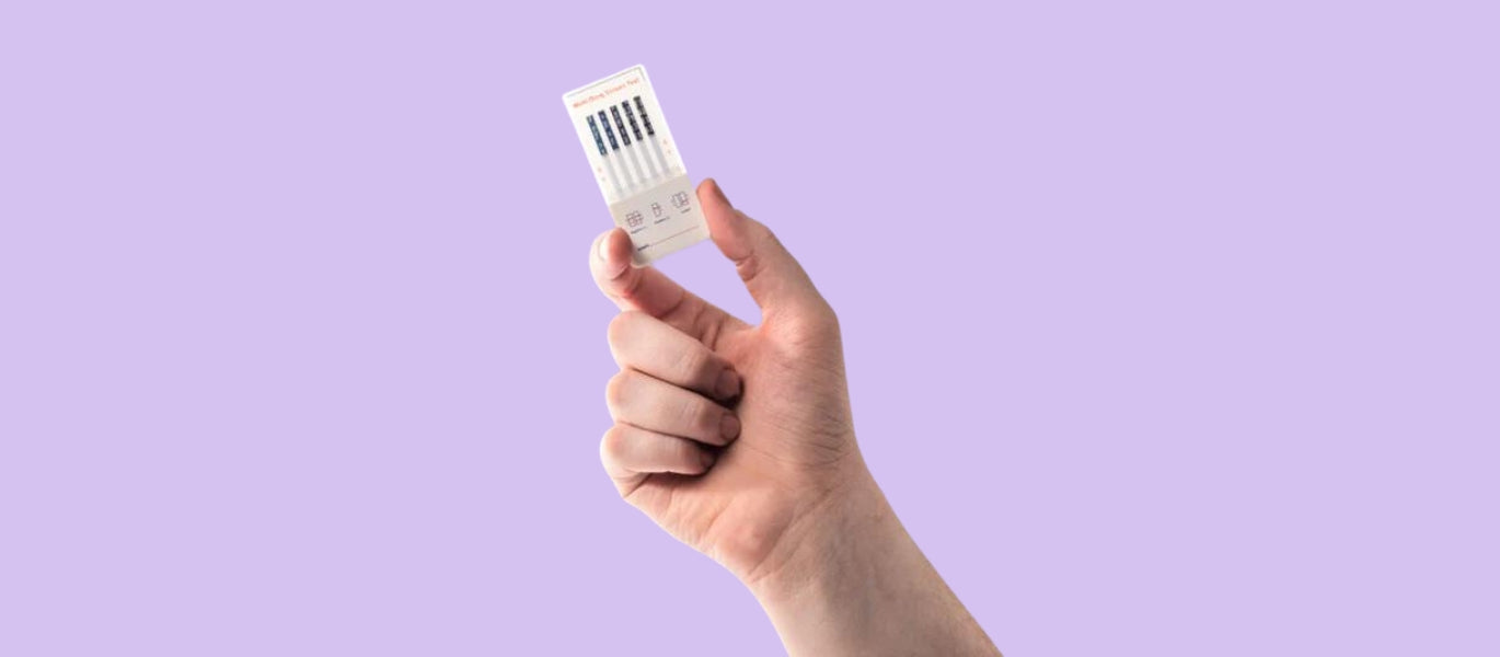 Hand Holding uTest Multi-Drug Test