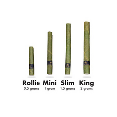 King Palm Pre-Rolled Palm Lead Cones Sizes