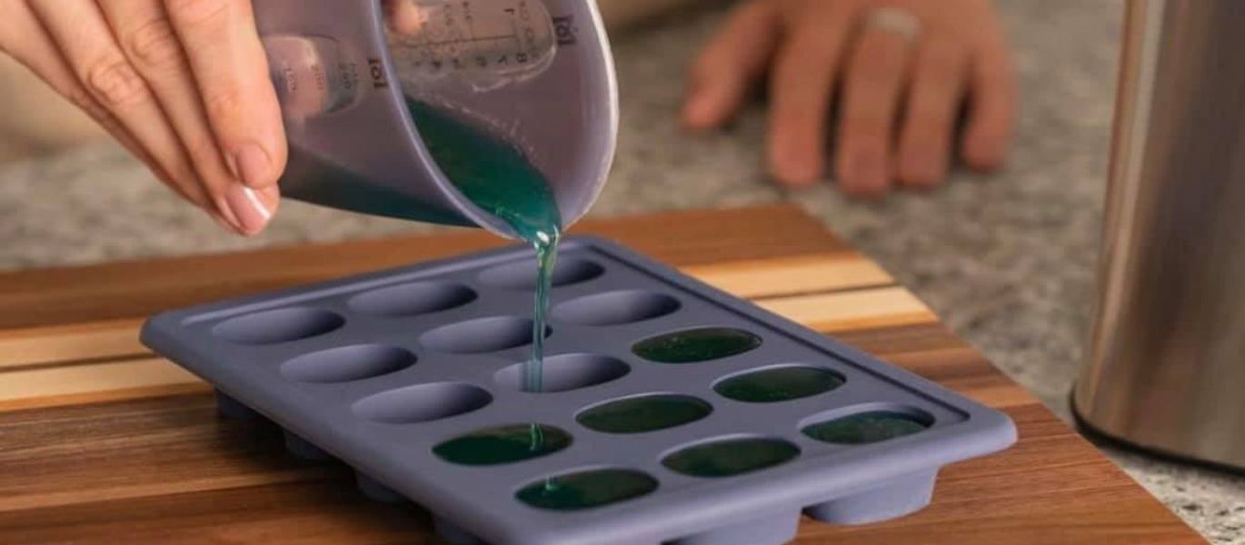 Pouring Magical Butter Liquid Into Moulds