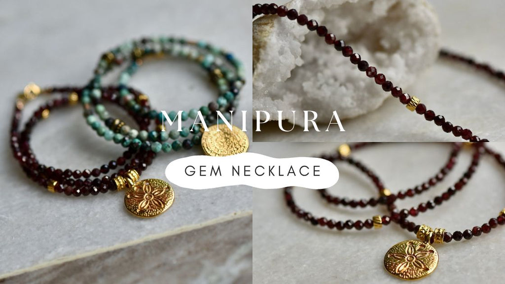 Gemstone necklace by Manipura