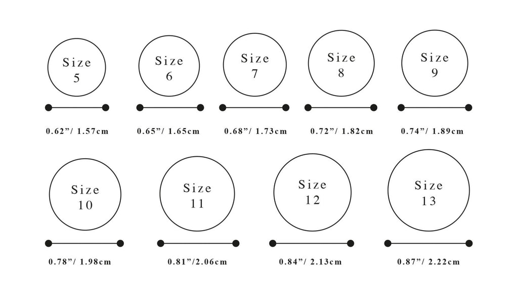 Jewelry Size Chart