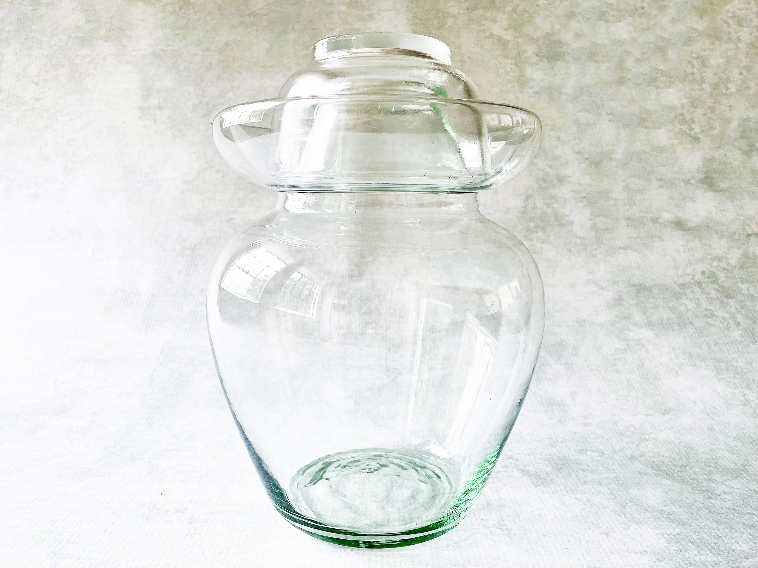 Sichuan Pao Cai Pickle Jar (Mouth-Blown Glass Jar for Natural Fermentation)