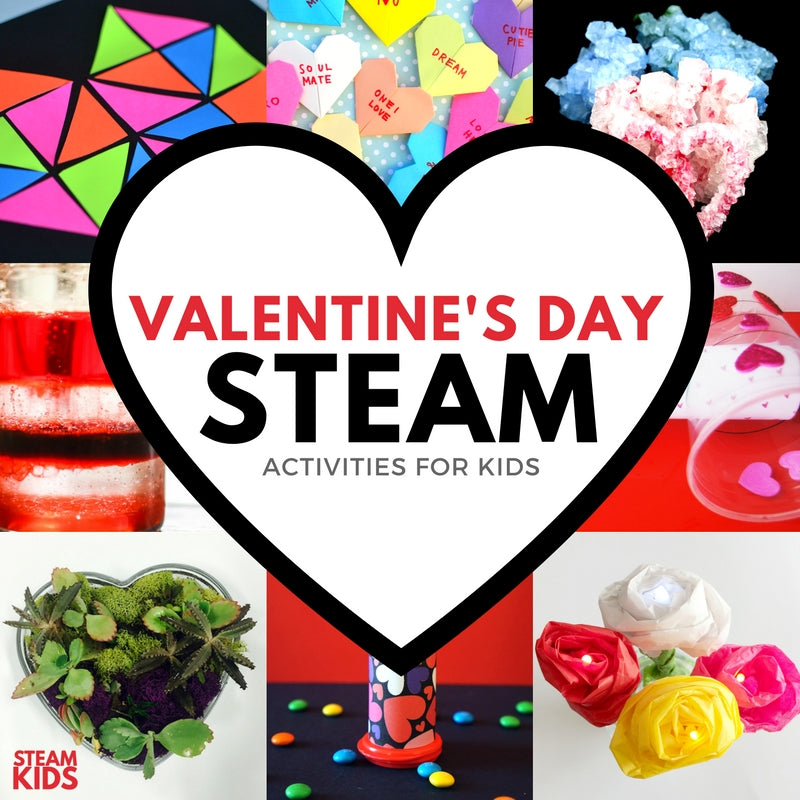 Valentine craft for toddlers with cardboard stamps - Playtivities