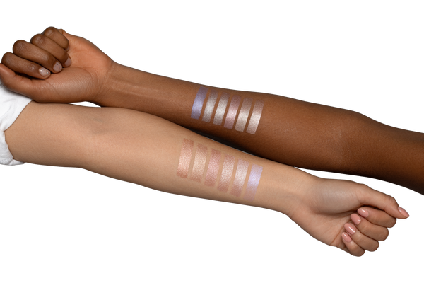 glow milk swatches