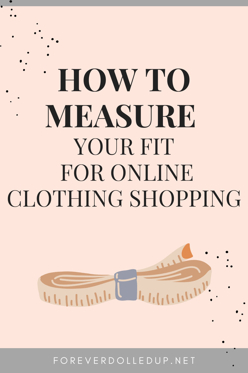 How to check your clothing measurements before coming to shop