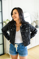 Judy Blue Charlie Cropped Denim Jean Jacket