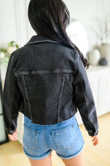 Judy Blue Charlie Cropped Denim Jean Jacket