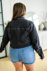 Judy Blue Charlie Cropped Denim Jean Jacket