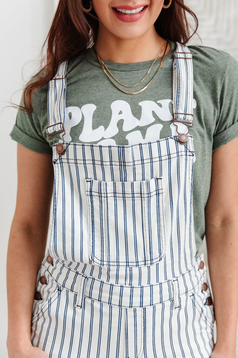 Judy Blue Railroad Stripe Overalls