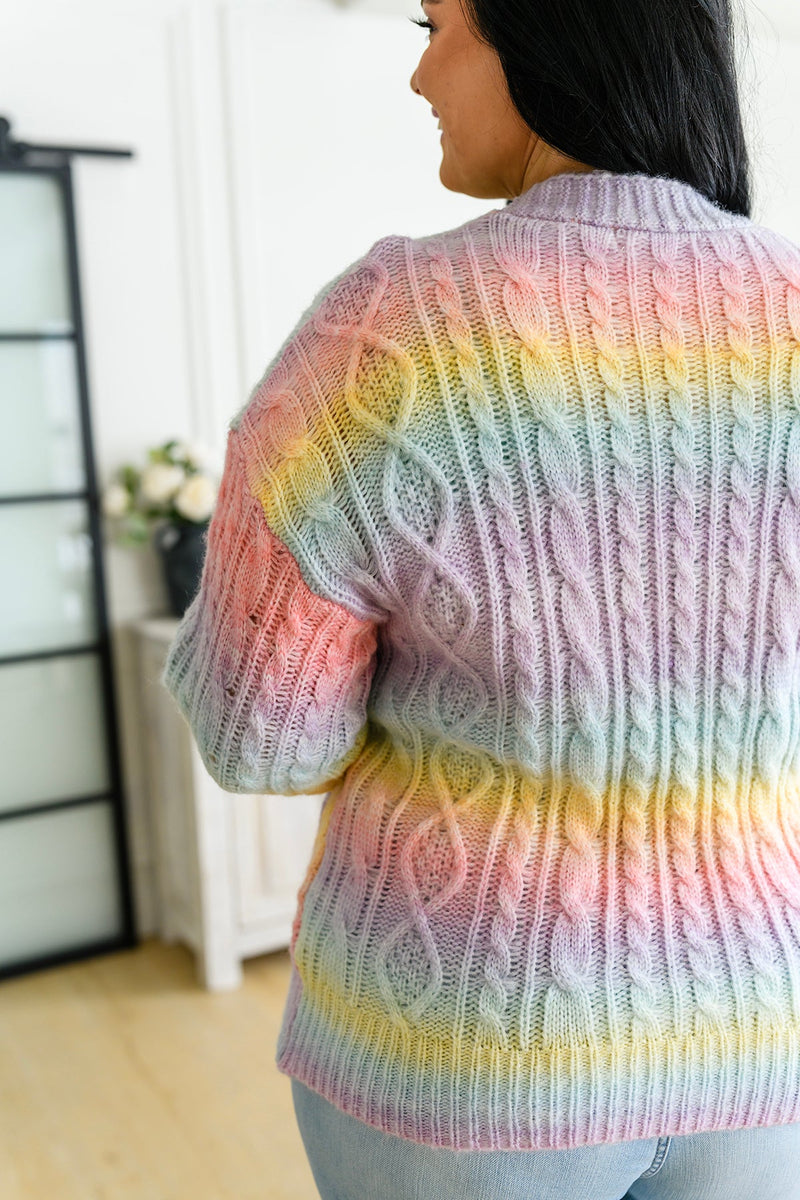 Sweet Dreams Rainbow Cardigan