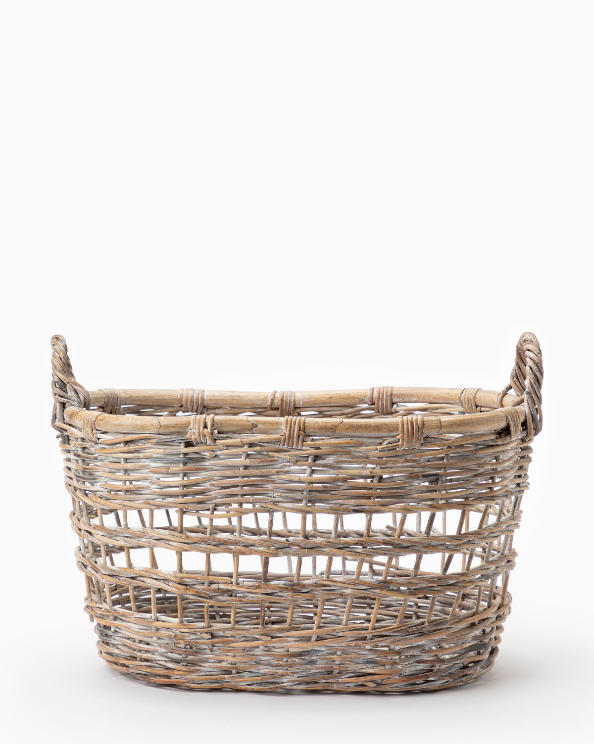 Organic Teak Wood Basket – McGee & Co.