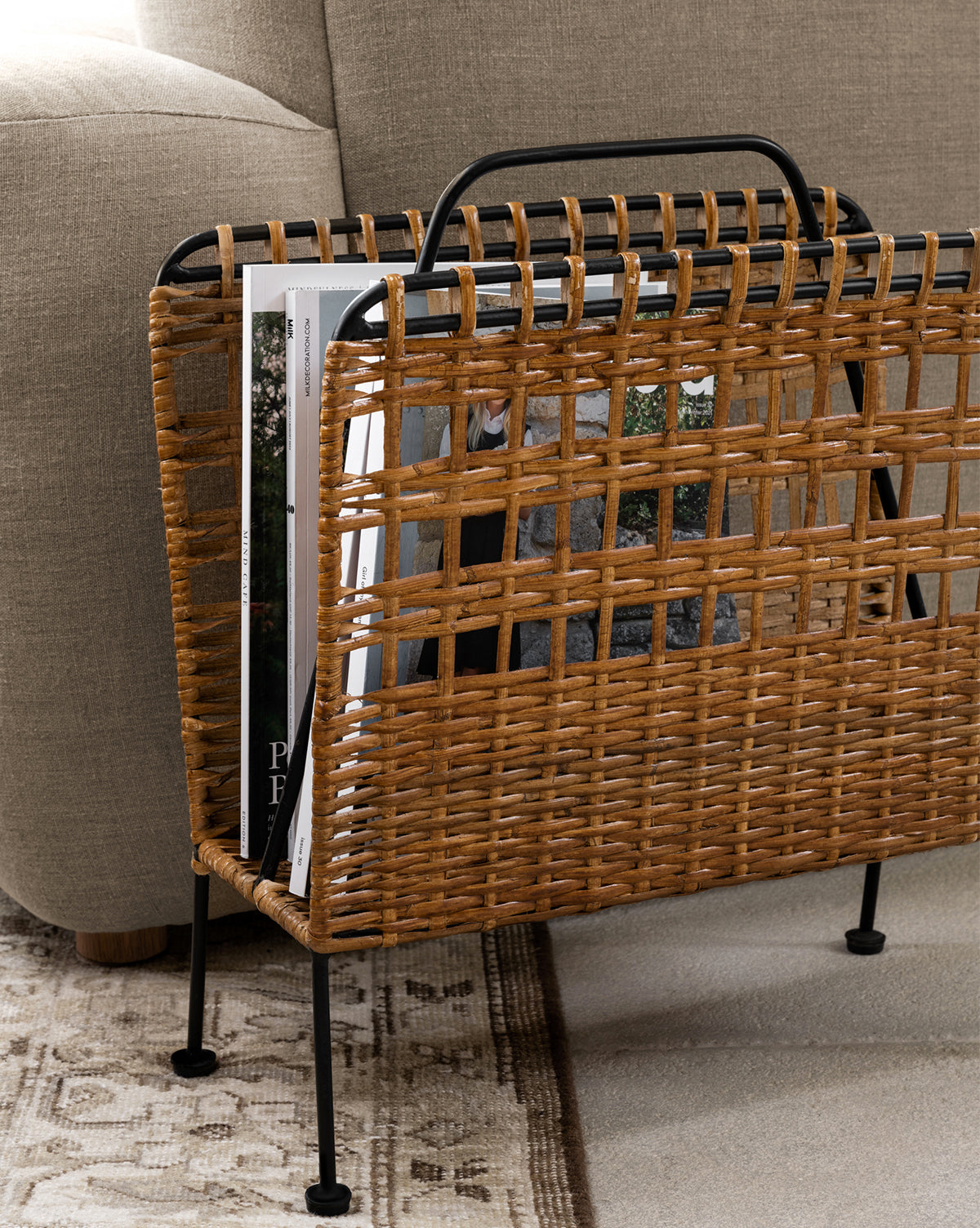 Organic Teak Wood Basket – McGee & Co.