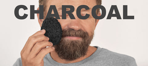 LUFO charcoal infused face sponge is very effective to clean men's skin
