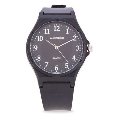 Valentino 20122084-NUMBER - BLACK DIAL BLACK RUBBER STRAP Watch for Men and  Women, Watch Portal Philippines