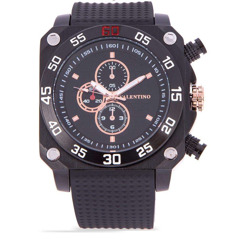 Valentino 20122084-NUMBER - BLACK DIAL BLACK RUBBER STRAP Watch for Men and  Women, Watch Portal Philippines