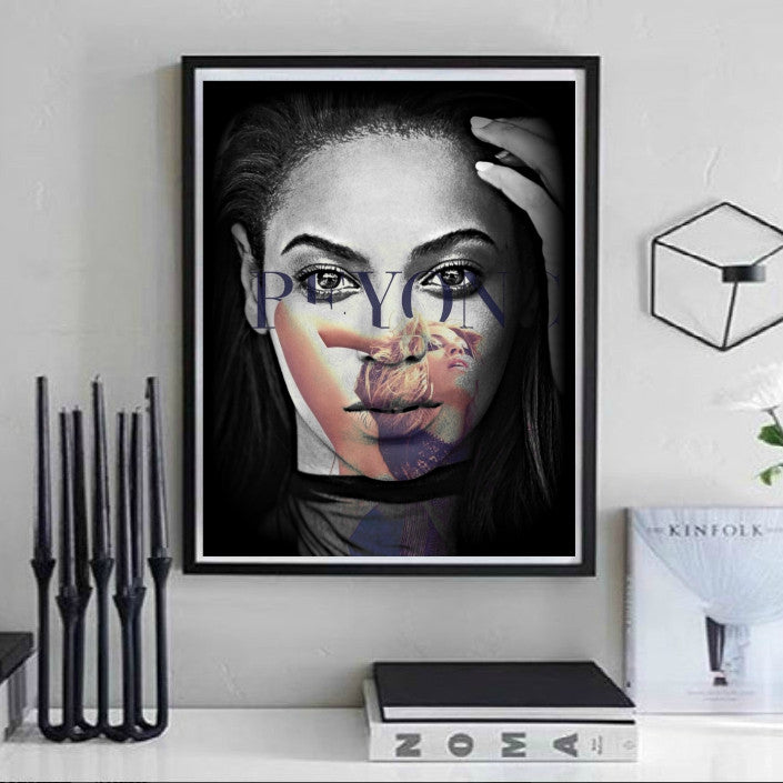 Beyonce Wall Art | Lisa Jaye Art Designs