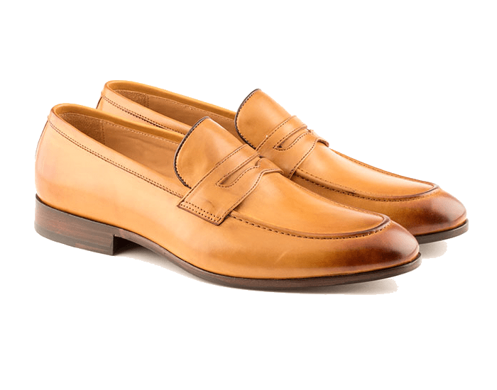 tan penny loafers mens