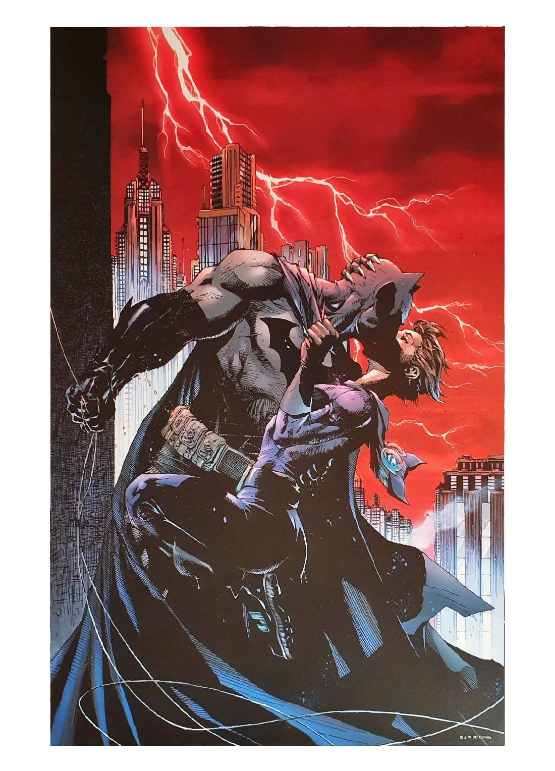 BATMAN & CATWOMAN By Jim Lee Print 12