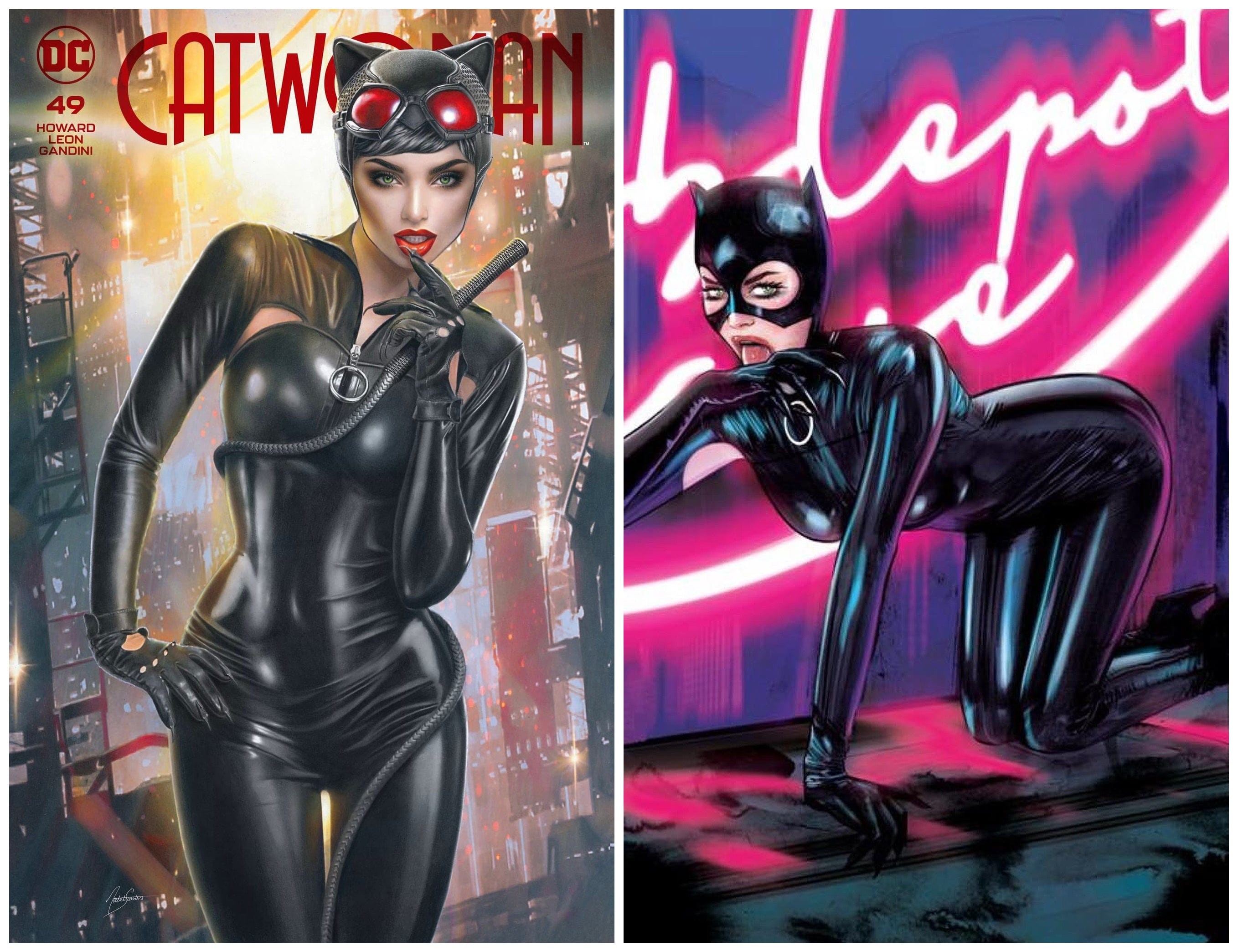 catwoman comic covers