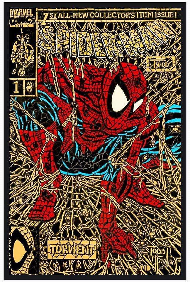 SPIDER-MAN #1 Facsimile Shattered Variant Cover | 7 Ate 9 Comics