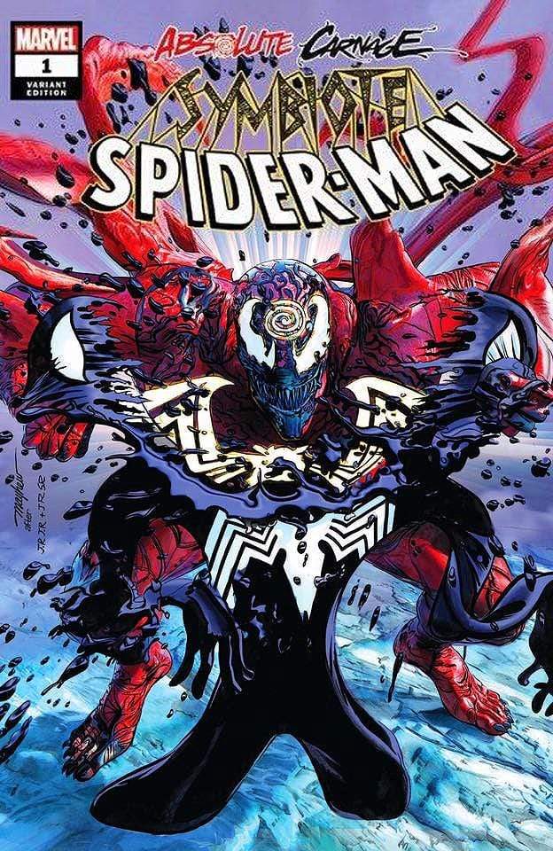 ABSOLUTE CARNAGE SYMBIOTE SPIDER-MAN #1 Mike Mayhew Variant Cover Options |  7 Ate 9 Comics