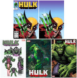 7 Ate 9 Comics Comic Virgin Variant Set + 1:10, 1:25 & 1:50 Variants (5 Comics) HULK #1 Mike Mayhew Homage Variants - COVER OPTIONS