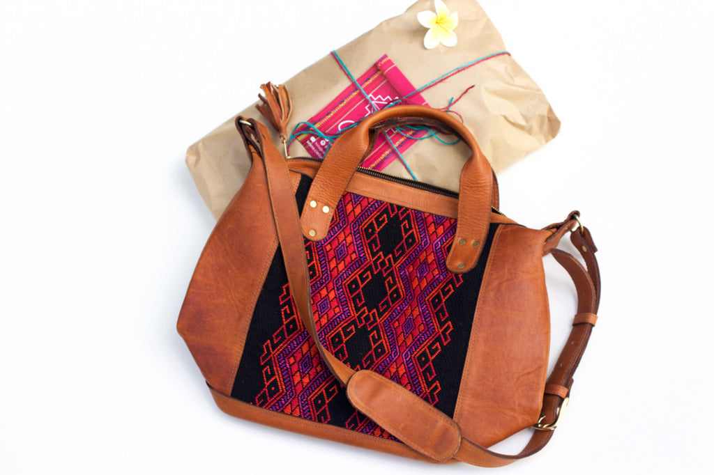 cielo collective emilia day bag guatemala