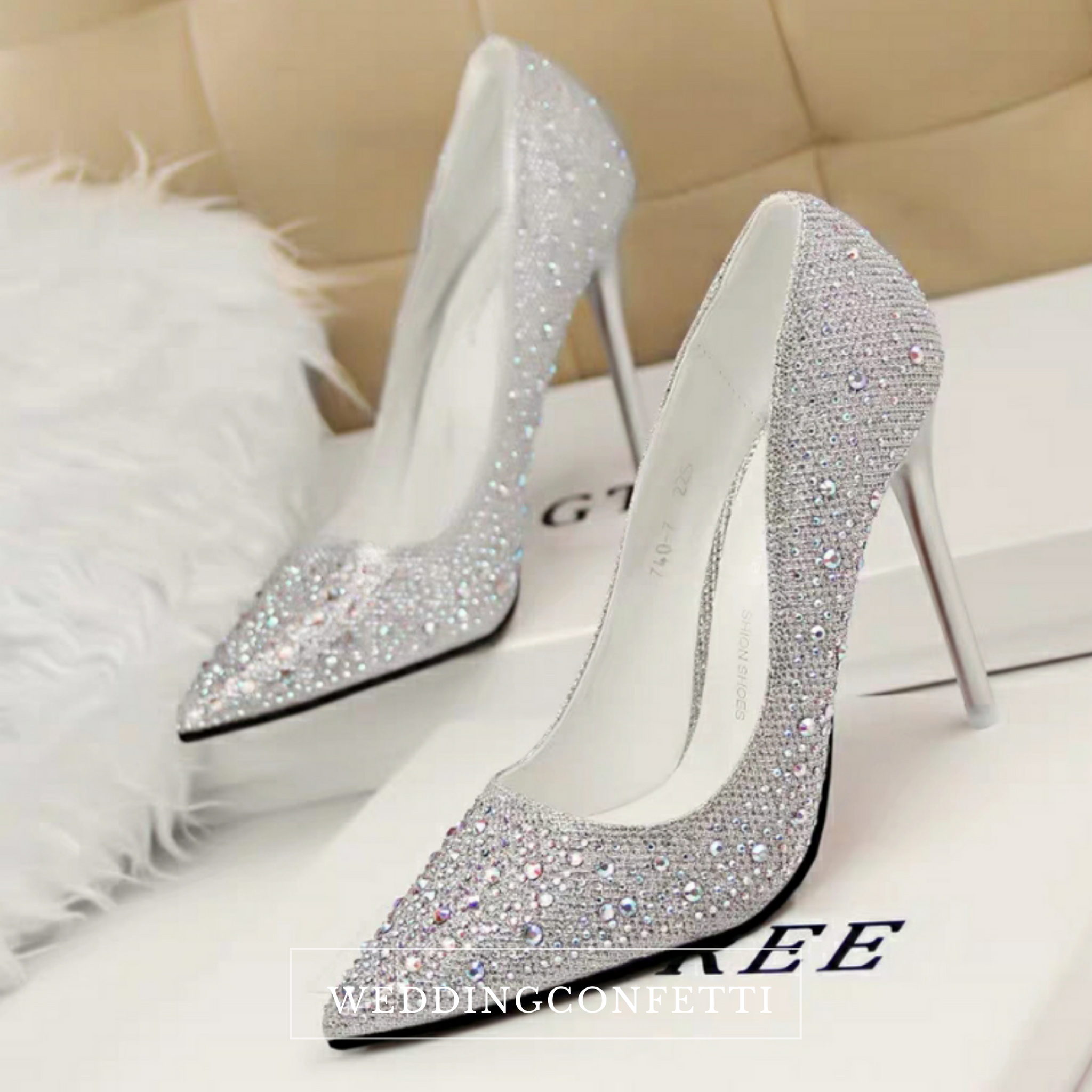 wedding shoes glitter