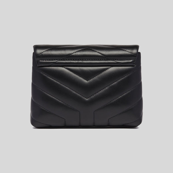 Saint Laurent LOULOU SMALL CHAIN BAG IN “Y” QUILTED LEATHER Black  ref.573045 - Joli Closet