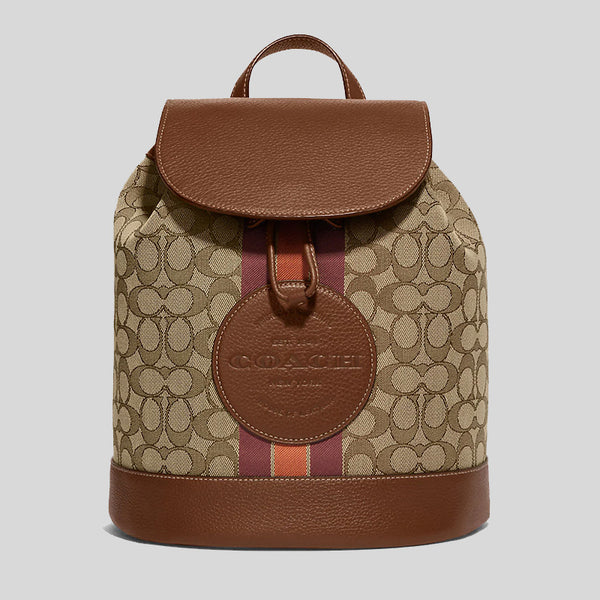 Shop Coach 2021 SS Court Backpack In Signature Canvas (5671) by アメ ビューティ