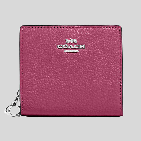 COACH Snap Wallet With Coach Heritage Taupe CM216 – LussoCitta
