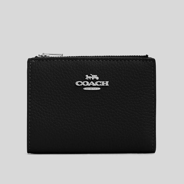 COACH Snap Wallet With Coach Heritage Taupe CM216 – LussoCitta