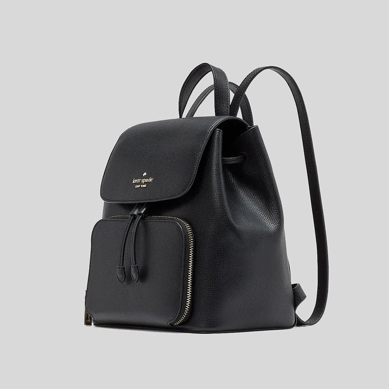 Kate Spade Kristi Medium Flap Backpack Black KA695 – LussoCitta