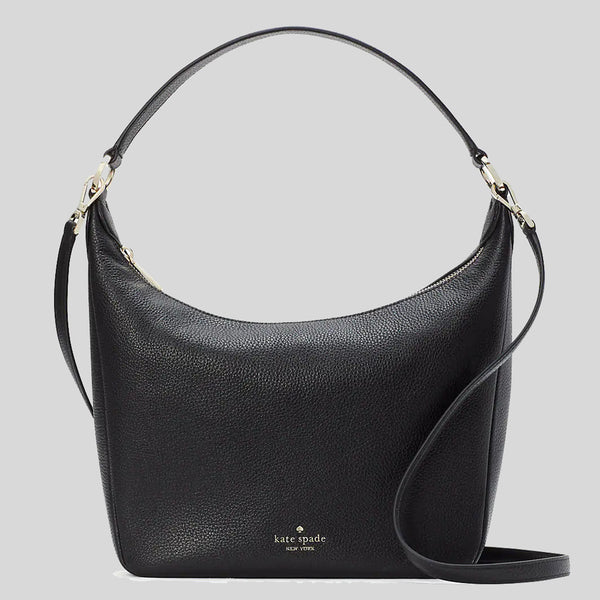 New Kate Spade Kristi Crossbody Refined Grain Leather Black