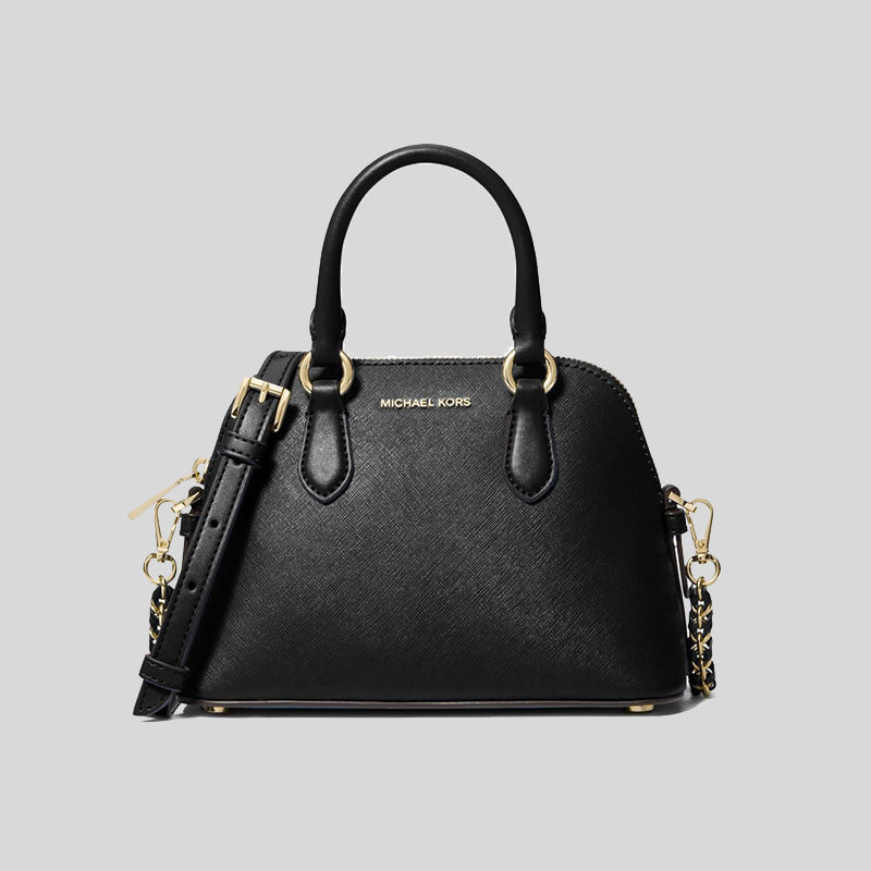 Michael Kors Veronica Extra-Small Saffiano Leather Crossbody Bag Black ...